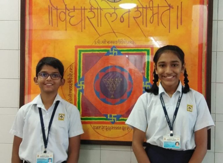 ash Shirishkar and Saesha Mathur of Std VII achieved ranks 4th and 5th in Mumbai respectively in the Elementary Drawing Exam – 2019. There’s no limit to your creativity and talent… keep it going!